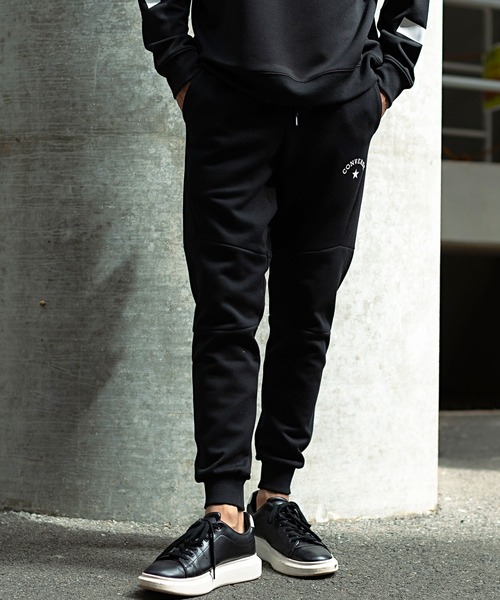 CONVERSE（コンバース）の「『CONVERSE/コンバース』ロゴプリント入りスウェットパンツ（スウェットパンツ・メンズ・グレー/チャコール/ブラック・L/XL/M）」の5枚目の写真