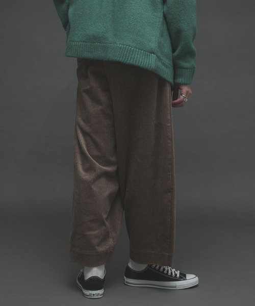 SENSE OF PLACE by URBAN RESEARCH（センスオブプレイスバイアーバンリサーチ）の「ヘビーコーデュロイワイドパンツ（その他パンツ・メンズ・ライトブルー/ブラック/ベージュ・MEDIUM/LARGE）」の19枚目の写真