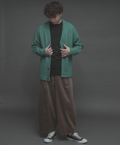 SENSE OF PLACE by URBAN RESEARCH（センスオブプレイスバイアーバンリサーチ）の「ヘビーコーデュロイワイドパンツ（その他パンツ・メンズ・ライトブルー/ブラック/ベージュ・MEDIUM/LARGE）」の8枚目の写真