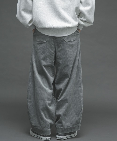 SENSE OF PLACE by URBAN RESEARCH（センスオブプレイスバイアーバンリサーチ）の「ヘビーコーデュロイワイドパンツ（その他パンツ・メンズ・ライトブルー/ブラック/ベージュ・MEDIUM/LARGE）」の13枚目の写真