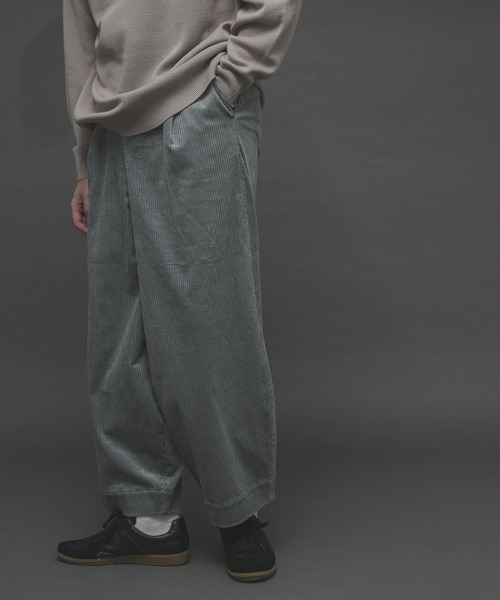 SENSE OF PLACE by URBAN RESEARCH（センスオブプレイスバイアーバンリサーチ）の「ヘビーコーデュロイワイドパンツ（その他パンツ・メンズ・ライトブルー/ブラック/ベージュ・MEDIUM/LARGE）」の17枚目の写真
