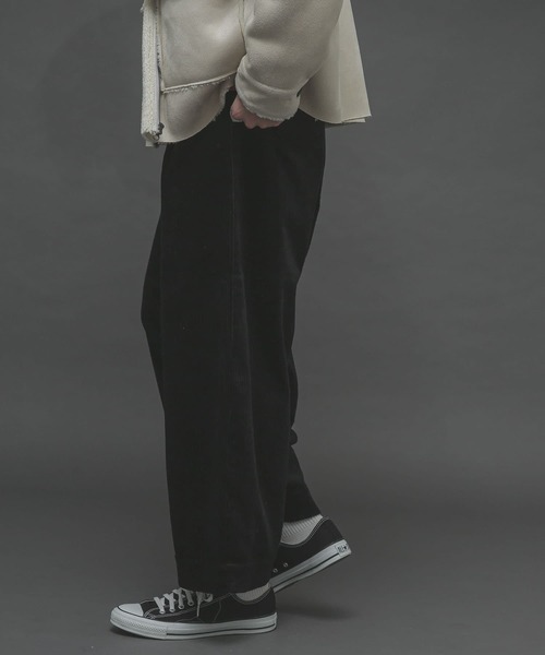 SENSE OF PLACE by URBAN RESEARCH（センスオブプレイスバイアーバンリサーチ）の「ヘビーコーデュロイワイドパンツ（その他パンツ・メンズ・ライトブルー/ブラック/ベージュ・MEDIUM/LARGE）」の21枚目の写真
