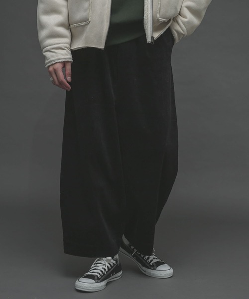 SENSE OF PLACE by URBAN RESEARCH（センスオブプレイスバイアーバンリサーチ）の「ヘビーコーデュロイワイドパンツ（その他パンツ・メンズ・ライトブルー/ブラック/ベージュ・MEDIUM/LARGE）」の14枚目の写真