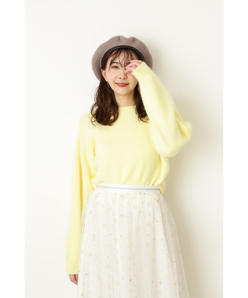 JILL STUART(ジルスチュアート)の「◆サラアンゴラニット(ニット/セーター・レディース・ピンク/ベージュ/イエロー・FREE)」の22枚目の写真