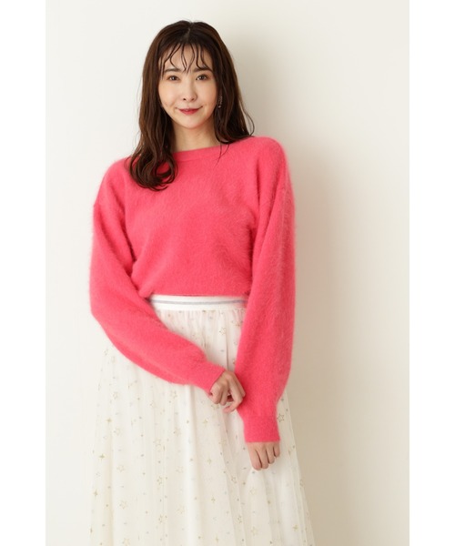 JILL STUART(ジルスチュアート)の「◆サラアンゴラニット(ニット/セーター・レディース・ピンク/ベージュ/イエロー・FREE)」の12枚目の写真