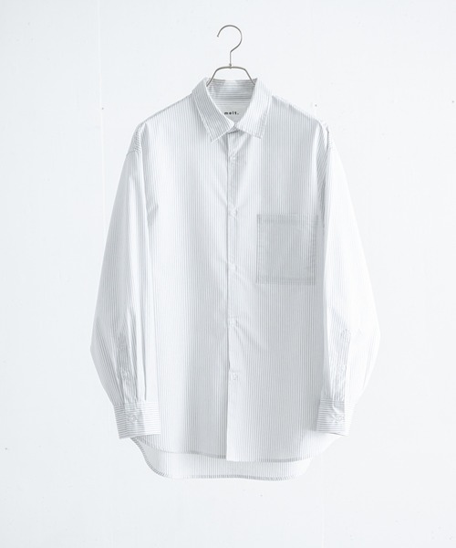 melt.（メルト）の「RELUX BASIC STRIPE SHIRT / リラックスベーシックストライプシャツ（シャツ/ブラウス・メンズ・ホワイト・SMALL/MEDIUM）」の17枚目の写真