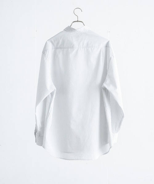 melt.（メルト）の「RELUX BASIC STRIPE SHIRT / リラックスベーシックストライプシャツ（シャツ/ブラウス・メンズ・ホワイト・SMALL/MEDIUM）」の18枚目の写真