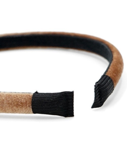 flower(フラワー)の「ベロアタイトヘアバンド(カチューシャ・レディース・ブラック/ピンク/ブラウン/ベージュ・FREE)」の19枚目の写真