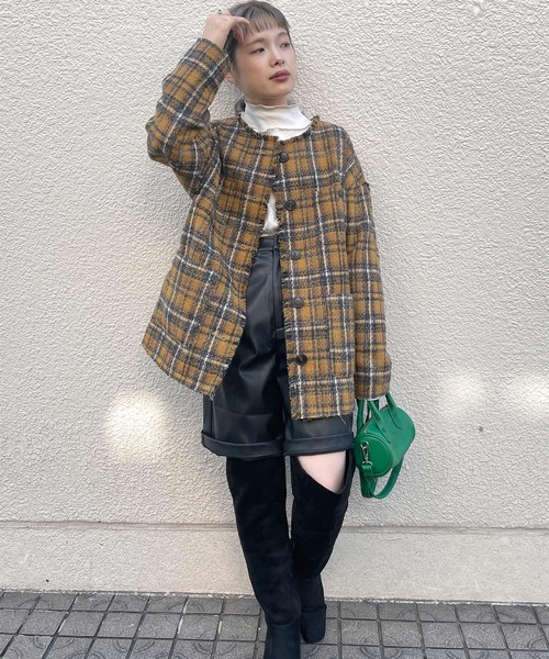 w closet（ダブルクローゼット）の「【SETUP対応】ツイードフリンジ