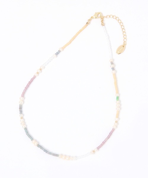 LEPSIM（レプシィム）の「淡水パールビーズネックレス　259306（ネックレス・レディース・ベージュ/アイボリー/マルチ・ONE SIZE）」の3枚目の写真