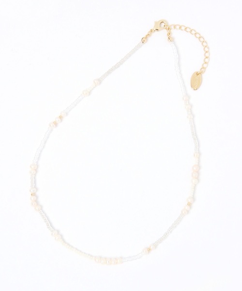 LEPSIM（レプシィム）の「淡水パールビーズネックレス　259306（ネックレス・レディース・ベージュ/アイボリー/マルチ・ONE SIZE）」の2枚目の写真