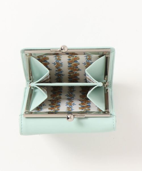 PAUL & JOE ACCESSOIRES(ポールアンドジョーアクセソワ)の「【PAUL & JOE ACCESSOIRES /ポール アンド ジョー アクセソワ 】 キャットスタッズ がま口ミニウォレット(財布・レディース・ブラック/ブルー/ミント・FREE)」の9枚目の写真
