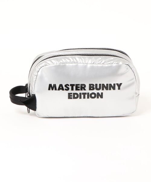 MASTER BUNNY EDITION(マスターバニーエディション)の「【MASTER BUNNY EDITION】中綿カートポーチ (UNISEX)(スポーツグッズ・レディース・ブラック/シルバー・FREE)」の2枚目の写真