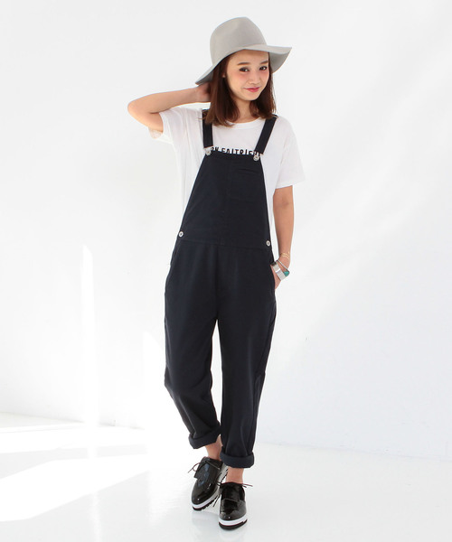 Dickies（ディッキーズ）の「AE×Dickiesオールインワン/BC AE×Dickies AIO◆（サロペット/オーバーオール・レディース・ブラウン/ネイビー・MEDIUM/SMALL）」の2枚目の写真