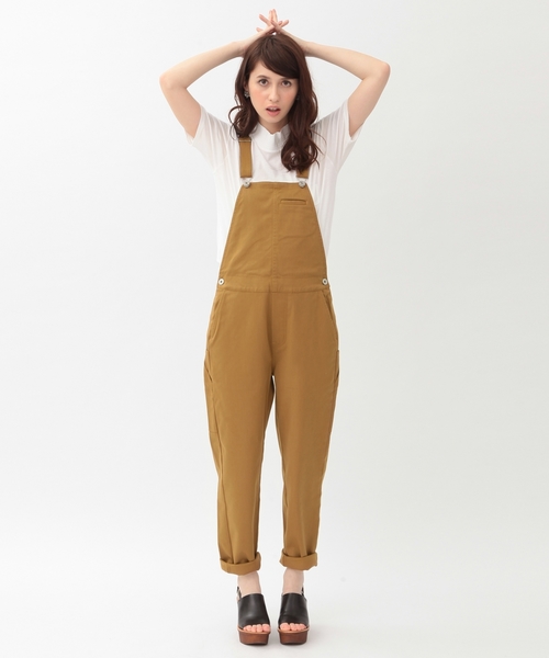 Dickies（ディッキーズ）の「AE×Dickiesオールインワン/BC AE×Dickies AIO◆（サロペット/オーバーオール・レディース・ブラウン/ネイビー・MEDIUM/SMALL）」の5枚目の写真