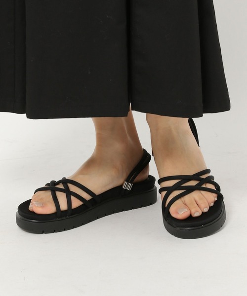 mysty woman(ミスティウーマン)の「3WAYナロースポサン 266946(サンダル・レディース・ブラック/ブラウン/アイボリー・SMALL/MEDIUM/LARGE)」の4枚目の写真