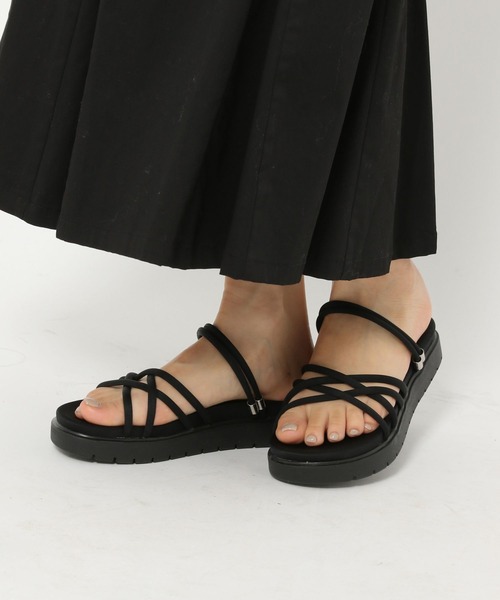 mysty woman(ミスティウーマン)の「3WAYナロースポサン 266946(サンダル・レディース・ブラック/ブラウン/アイボリー・SMALL/MEDIUM/LARGE)」の8枚目の写真