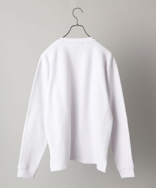 SHIPS（シップス）の「【WEB限定】SHIPS: ヘビーウェイト サーマル カットソー（Tシャツ/カットソー・メンズ・グレー/ライトホワイト/ブラック・MEDIUM/SMALL/LARGE/X-LARGE）」の19枚目の写真