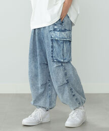 BeAMS DOT | 【WEB限定】BeAMS DOT / デニム カーゴパンツ(デニムパンツ)