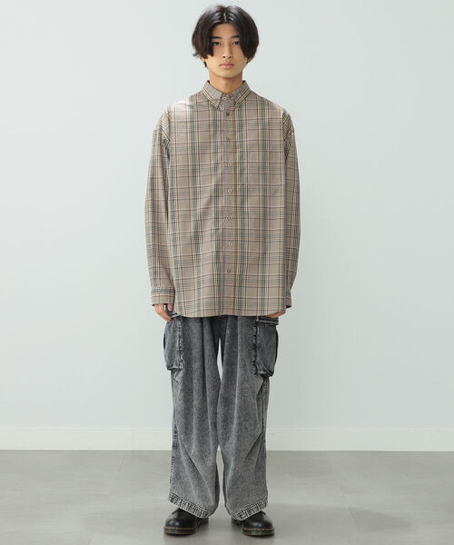 BeAMS DOT(ビームスドット)の「【WEB限定】BeAMS DOT / デニム カーゴパンツ(デニムパンツ・メンズ・ライトブルー/ブラック・SMALL/MEDIUM/LARGE)」の5枚目の写真