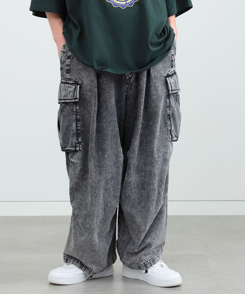 BeAMS DOT(ビームスドット)の「【WEB限定】BeAMS DOT / デニム カーゴパンツ(デニムパンツ・メンズ・ライトブルー/ブラック・SMALL/MEDIUM/LARGE)」の17枚目の写真