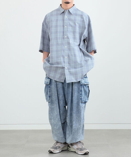 BeAMS DOT(ビームスドット)の「【WEB限定】BeAMS DOT / デニム カーゴパンツ(デニムパンツ・メンズ・ライトブルー/ブラック・SMALL/MEDIUM/LARGE)」の21枚目の写真
