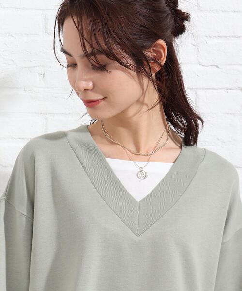 SHOO・LA・RUE（シューラルー）の「◆コインモチーフ2連ネックレス（ネックレス・レディース・シルバー/ゴールド/ベビーピンク・00）」の8枚目の写真