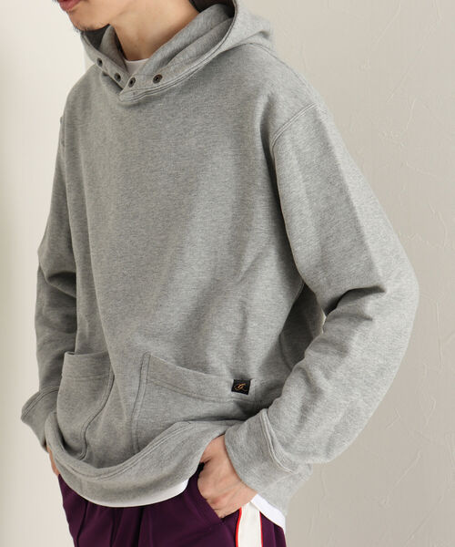 GLOSTER（グロスター）の「【GLOSTER/グロスター】スナップスウェットフーディ（パーカー・メンズ・アイボリー/グレー・MEDIUM/LARGE）」の8枚目の写真