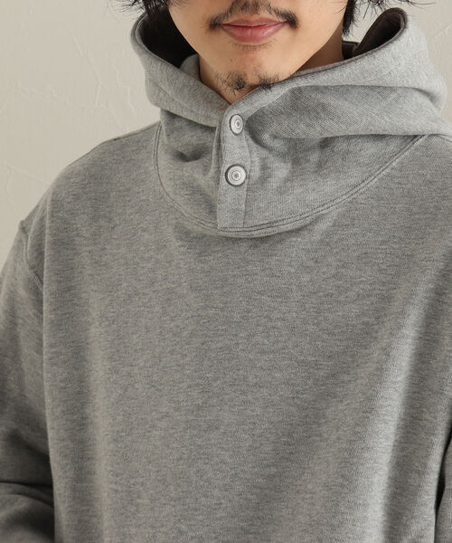 GLOSTER（グロスター）の「【GLOSTER/グロスター】スナップスウェットフーディ（パーカー・メンズ・アイボリー/グレー・MEDIUM/LARGE）」の16枚目の写真