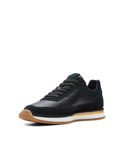 Clarks(クラークス)の「【ネット限定】CraftRun Lace / メンズ クラフトランレース (ブラックコンビ)(スニーカー・メンズ・ブラック・UK9/UK7/UK8.5/UK7.5/UK6/UK9.5/UK8/UK10/UK6.5)」の4枚目の写真
