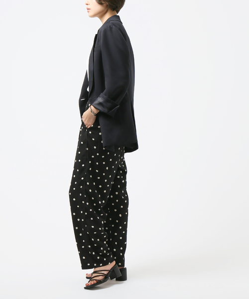 Simplicite(サンプリシテ)の「ドットプリントタックパンツ(スラックス・レディース・ブラック/ブルー/ナチュラル・FREE)」の20枚目の写真