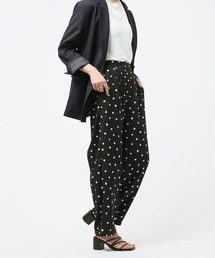 Simplicite | ドットプリントタックパンツ◆(スラックス)