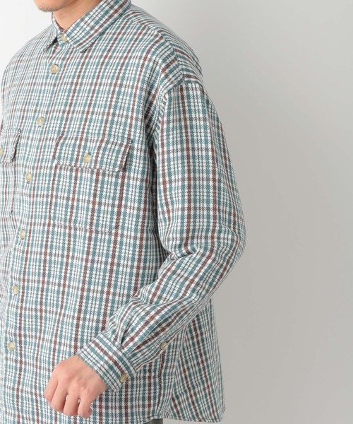 GLOBAL WORK(グローバルワーク)の「ヘビーカルゼCPOシャツ/263063(シャツ/ブラウス・メンズ・グレー/ミント/ライトベージュ・MEDIUM/LARGE)」の17枚目の写真