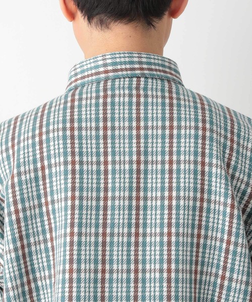 GLOBAL WORK(グローバルワーク)の「ヘビーカルゼCPOシャツ/263063(シャツ/ブラウス・メンズ・グレー/ミント/ライトベージュ・MEDIUM/LARGE)」の20枚目の写真