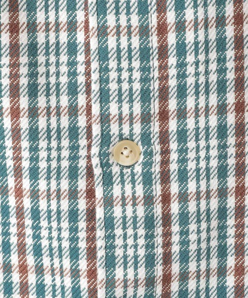 GLOBAL WORK(グローバルワーク)の「ヘビーカルゼCPOシャツ/263063(シャツ/ブラウス・メンズ・グレー/ミント/ライトベージュ・MEDIUM/LARGE)」の21枚目の写真