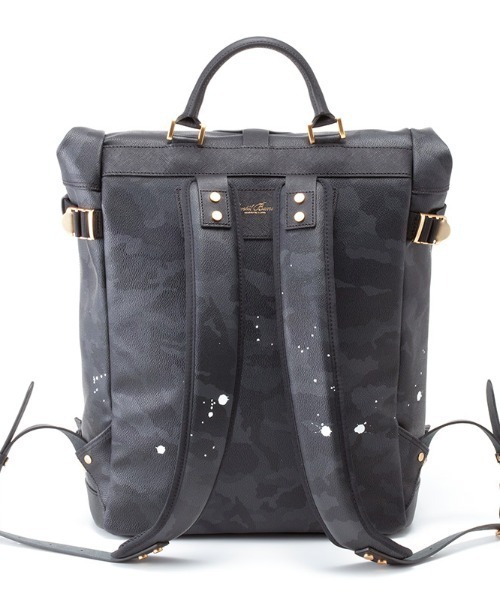 GENTIL BANDIT（ジャンティバンティ）の「GENTIL BANDIT（ジャンティバンティ）ロールトップバックパック（バックパック/リュック・メンズ・チャコール・FREE）」の4枚目の写真