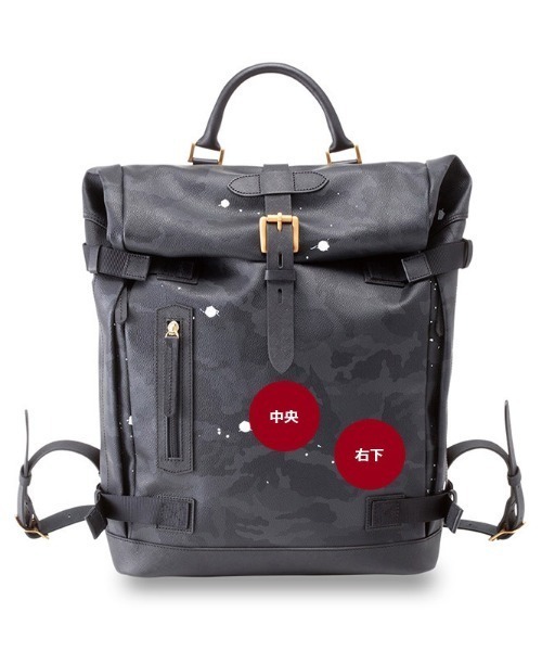 GENTIL BANDIT（ジャンティバンティ）の「GENTIL BANDIT（ジャンティバンティ）ロールトップバックパック（バックパック/リュック・メンズ・チャコール・FREE）」の13枚目の写真