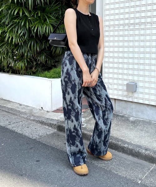 WHO'S WHO gallery（フーズフーギャラリー）の「モチーフデニム（デニムパンツ・レディース・ブルー/サックスブルー・FREE）」の8枚目の写真