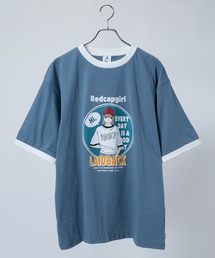 Red Cap Girl | 【a-r】〔Red Cap Girl/レッドキャップガール〕天竺 RCGリンガーTシャツ ボックスシルエット(Tシャツ/カットソー)