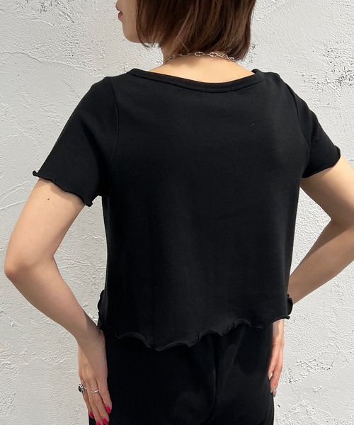 apres jour mignon(アプレジュールミニョン)の「スウェットトップス【SETUP着用可能】【ZOZOTOWN限定アイテム】(カーディガン/ボレロ・レディース・ブラック/ダークグリーン/ナチュラル/ライトイエロー・X-LARGE/フリー)」の9枚目の写真