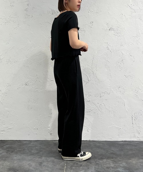 apres jour mignon(アプレジュールミニョン)の「スウェットトップス【SETUP着用可能】【ZOZOTOWN限定アイテム】(カーディガン/ボレロ・レディース・ブラック/ダークグリーン/ナチュラル/ライトイエロー・X-LARGE/フリー)」の12枚目の写真