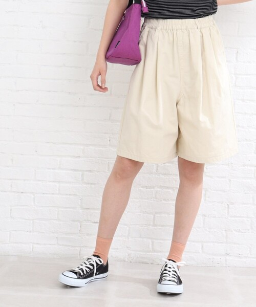 Cutie Blonde（キューティーブロンド）の「◆【S-M】カラーハーフパンツ（その他パンツ・レディース・ピンク系/ダークグリーン/ナチュラル・01/02）」の2枚目の写真