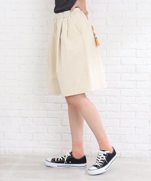 Cutie Blonde（キューティーブロンド）の「◆【S-M】カラーハーフパンツ（その他パンツ・レディース・ピンク系/ダークグリーン/ナチュラル・01/02）」の5枚目の写真