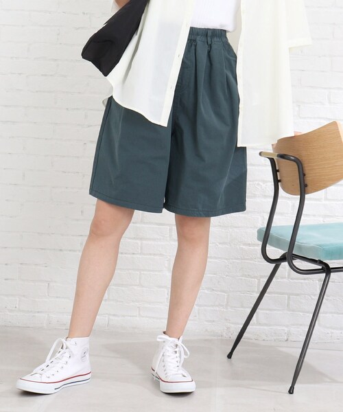 Cutie Blonde（キューティーブロンド）の「◆【S-M】カラーハーフパンツ（その他パンツ・レディース・ピンク系/ダークグリーン/ナチュラル・01/02）」の12枚目の写真