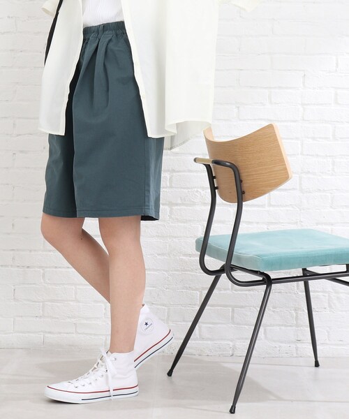 Cutie Blonde（キューティーブロンド）の「◆【S-M】カラーハーフパンツ（その他パンツ・レディース・ピンク系/ダークグリーン/ナチュラル・01/02）」の13枚目の写真