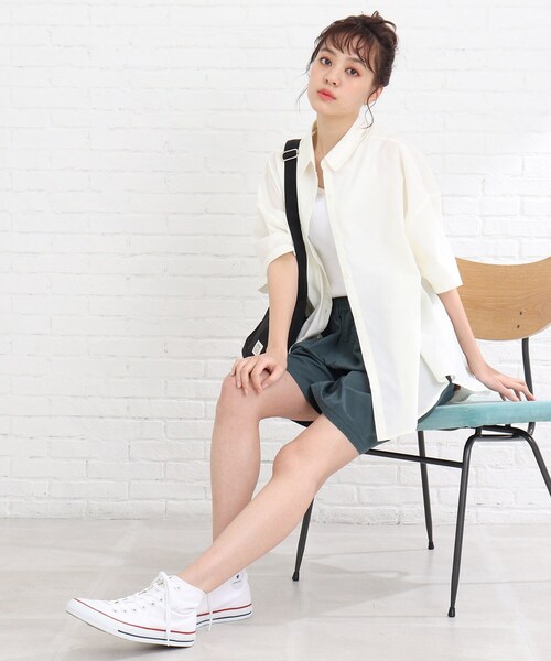 Cutie Blonde（キューティーブロンド）の「◆【S-M】カラーハーフパンツ（その他パンツ・レディース・ピンク系/ダークグリーン/ナチュラル・01/02）」の15枚目の写真