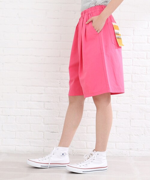Cutie Blonde（キューティーブロンド）の「◆【S-M】カラーハーフパンツ（その他パンツ・レディース・ピンク系/ダークグリーン/ナチュラル・01/02）」の19枚目の写真