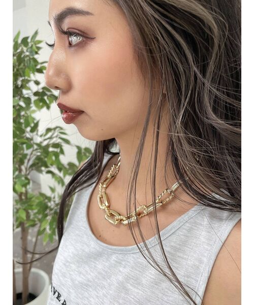 GYDA（ジェイダ）の「JEYSUSスクエアネックレス（ネックレス・レディース・シルバー/ゴールド・FREE）」の5枚目の写真