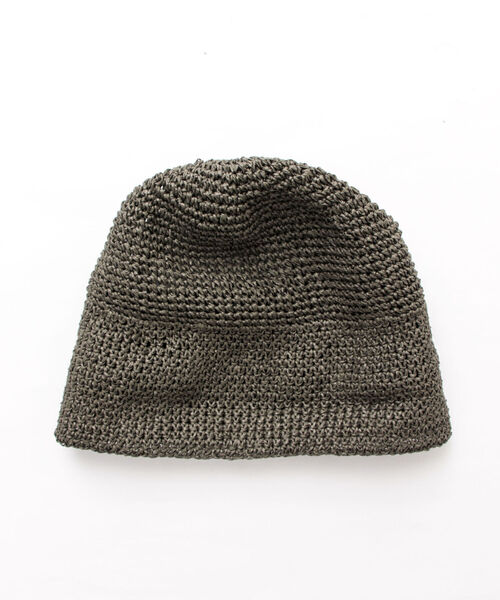 halo commodity(ハロ コモディティー)の「【halo commodity/ハロ コモディティー】Dale Dome Cap 手編みハット(ハット・メンズ・ブラウン/ダークブラウン/ベージュ・FREE)」の6枚目の写真