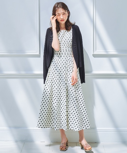 WILLSELECTION（ウィルセレクション）の「バックリボンボレロカーディガン（カーディガン/ボレロ・レディース・ブラック/オフホワイト/ピンク・MEDIUM）」の11枚目の写真